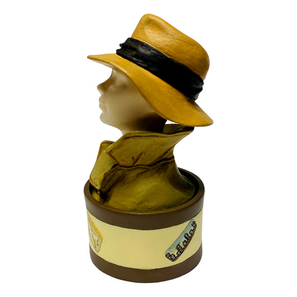 Just the Right Style Fedora Hat Trinket Box 27402 by Raine 1999 MIB - A624z - Picture 11 of 13